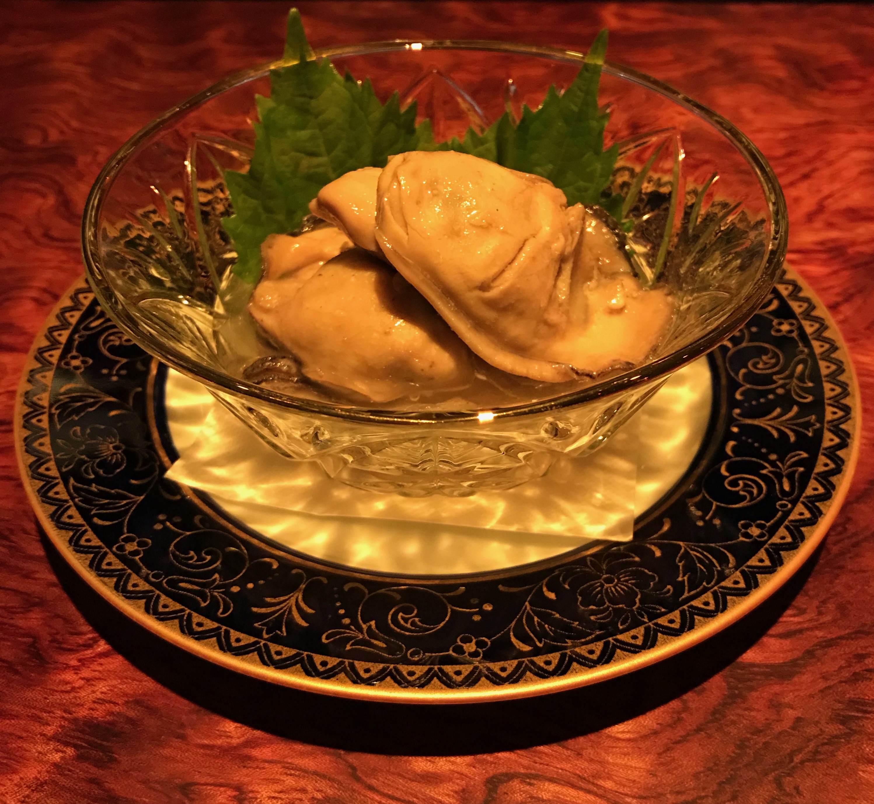 大粒牡蠣の自家製オイル漬け